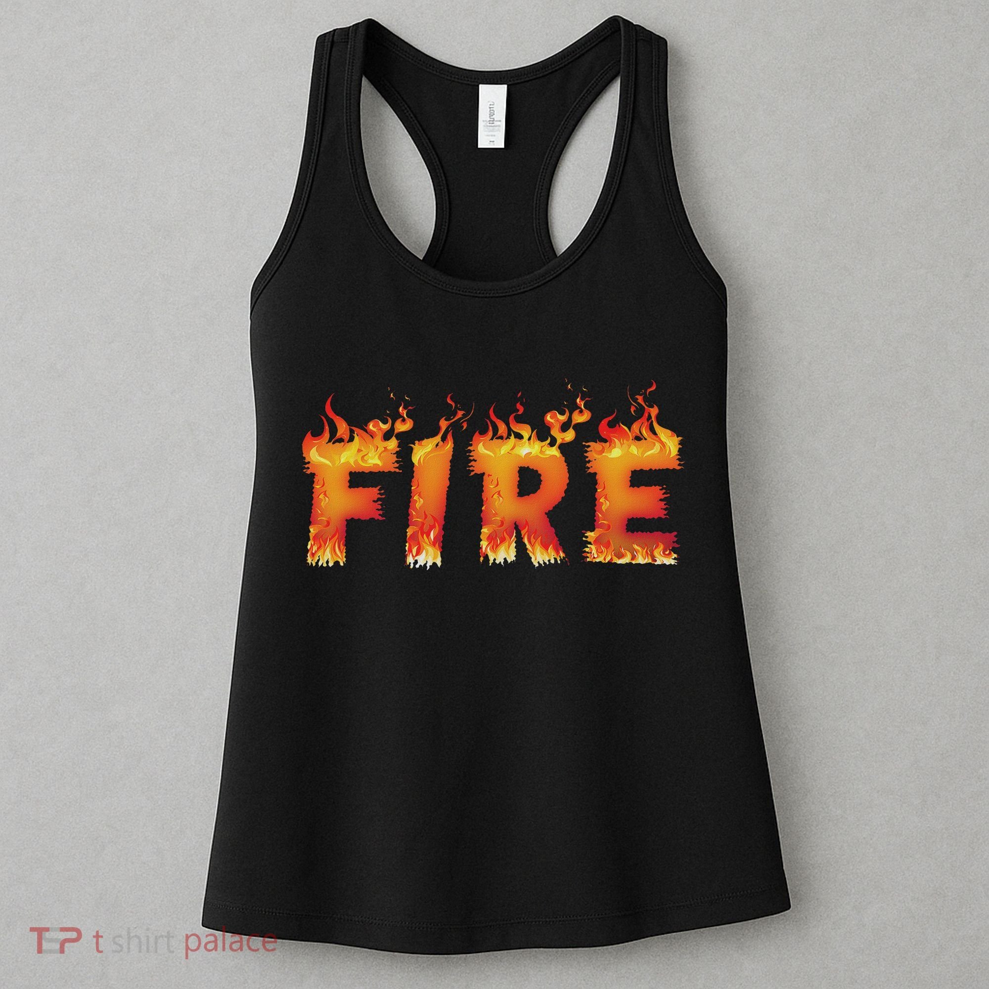 Fire And Ice Last Minute Halloween Matching Couple Costume Women's Tank Top