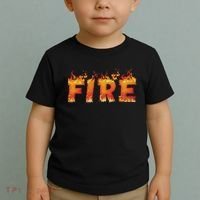 Fire And Ice Last Minute Halloween Matching Couple Costume Toddler T-Shirt thumb 2