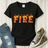 Fire And Ice Last Minute Halloween Matching Couple Costume Women's T-Shirt thumb 3