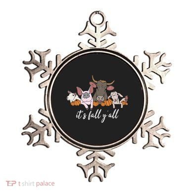 Farm Animals ItS Fall YAll Pumpkins Autumn Halloween Gift Ornament