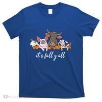 Farm Animals ItS Fall YAll Pumpkins Autumn Halloween Gift T-Shirt thumb 0