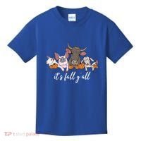 Farm Animals ItS Fall YAll Pumpkins Autumn Halloween Gift Kids T-Shirt thumb 0