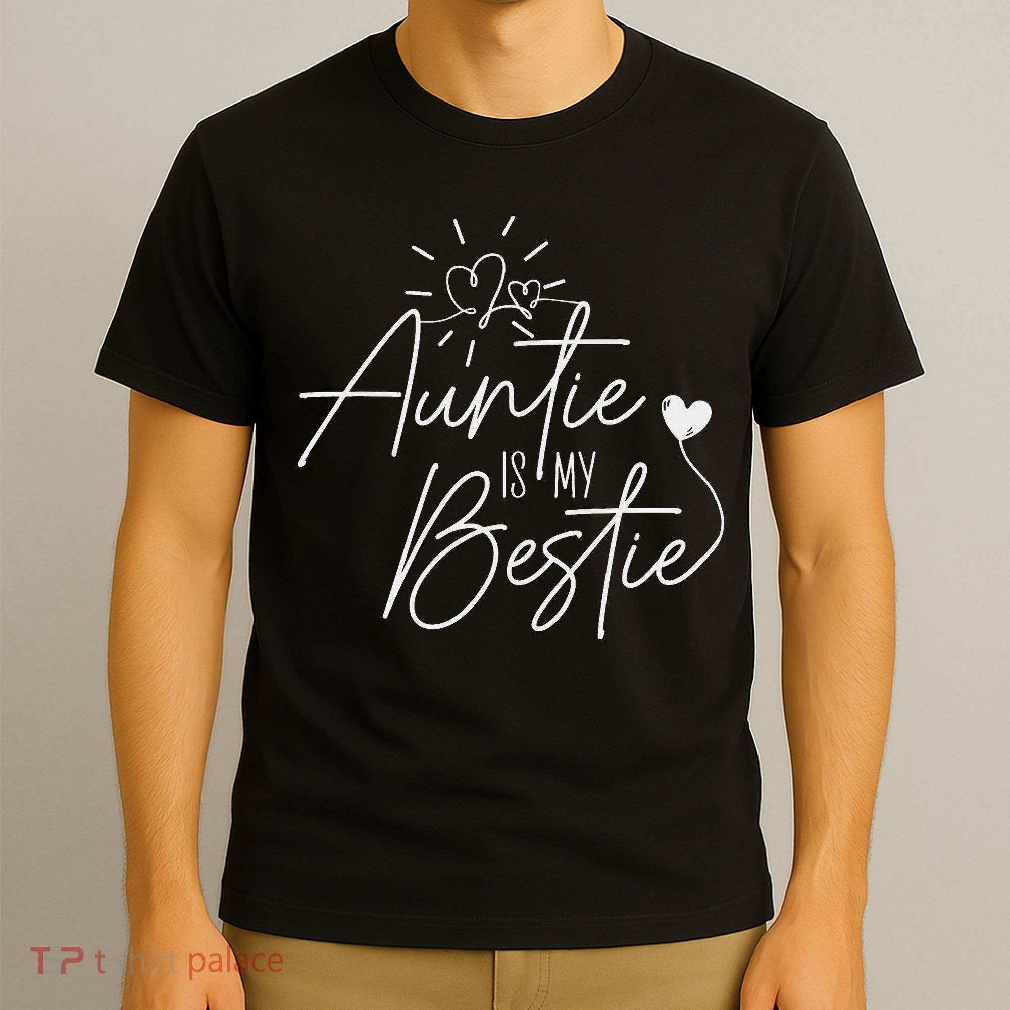 Funny Auntie Is My Bestie Auntie Niece Nephew T-Shirt