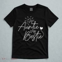 Funny Auntie Is My Bestie Auntie Niece Nephew T-Shirt thumb 5