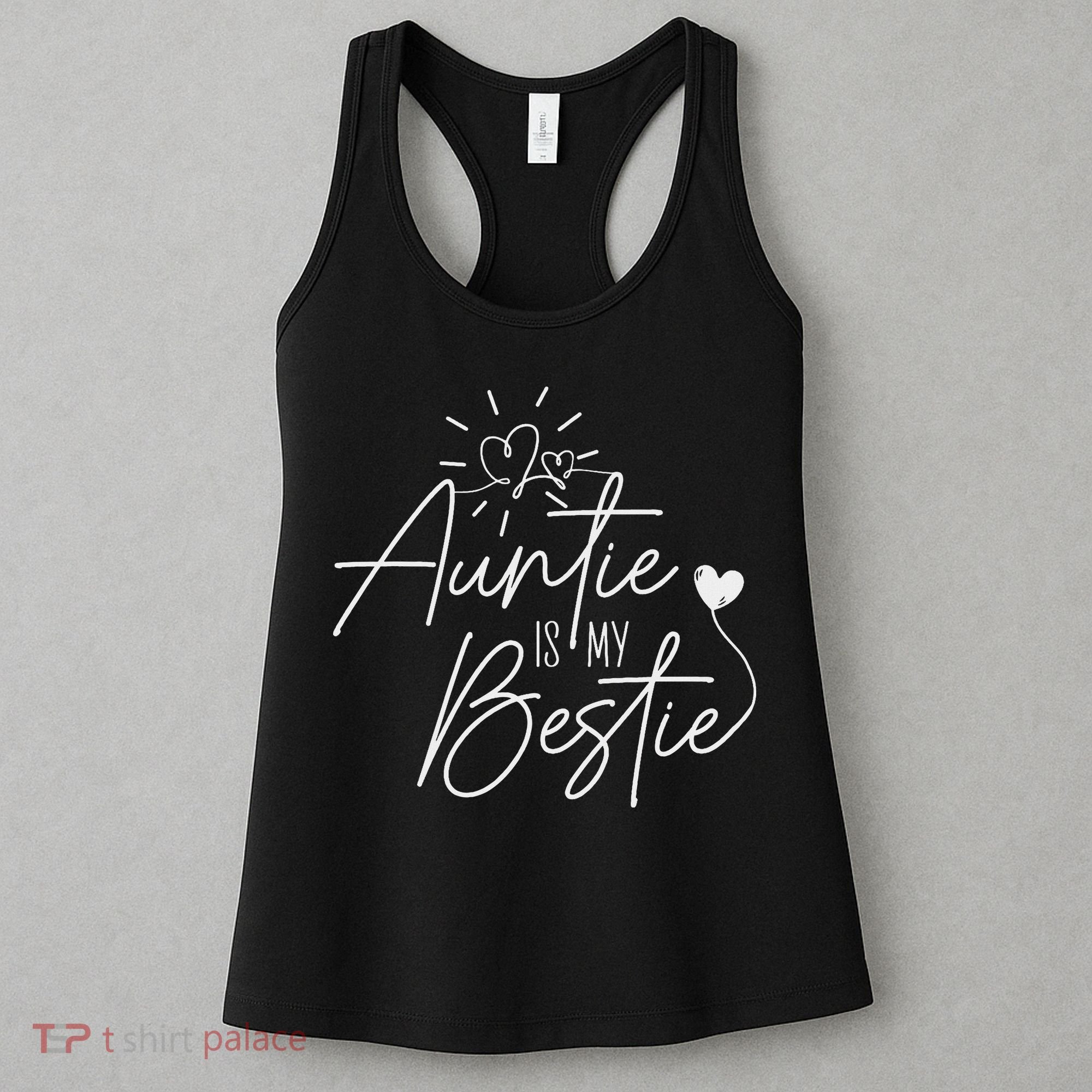 Funny Auntie Is My Bestie Auntie Niece Nephew Women's Tank Top