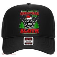 Funny All I Want For Christmas Is A Sloth Hat thumb 0