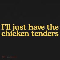 Funny animal I'll Just Have The Chicken Tenders   Women's Tank Top thumb 5