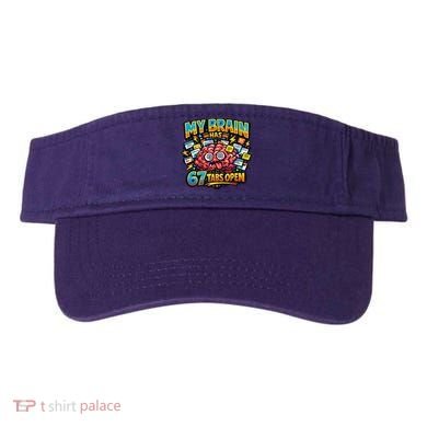Funny ADHD Internet Humor My Brain Has 67 Tabs Open Visor
