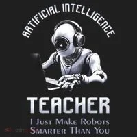 Funny Artificial Intelligence Teacher Robotics Engineer Great Gift Women's Sweatshirt thumb 2
