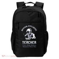 Funny Artificial Intelligence Teacher Robotics Engineer Great Gift Backpack thumb 0