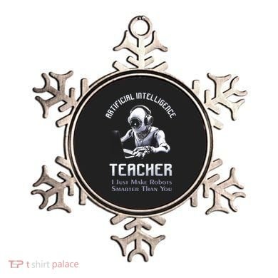 Funny Artificial Intelligence Teacher Robotics Engineer Great Gift Ornament