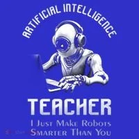 Funny Artificial Intelligence Teacher Robotics Engineer Great Gift Hoodie thumb 2