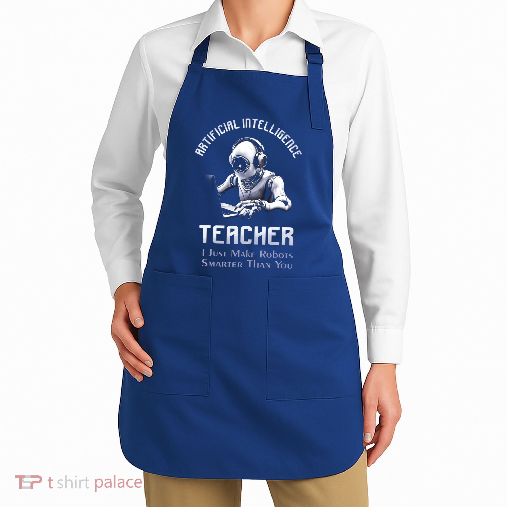 Funny Artificial Intelligence Teacher Robotics Engineer Great Gift Apron