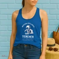 Funny Artificial Intelligence Teacher Robotics Engineer Great Gift Women's Tank Top thumb 2