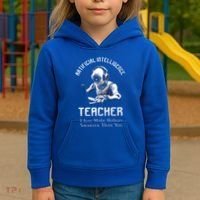 Funny Artificial Intelligence Teacher Robotics Engineer Great Gift Kids Hoodie thumb 3