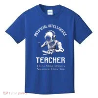 Funny Artificial Intelligence Teacher Robotics Engineer Great Gift Kids T-Shirt thumb 0