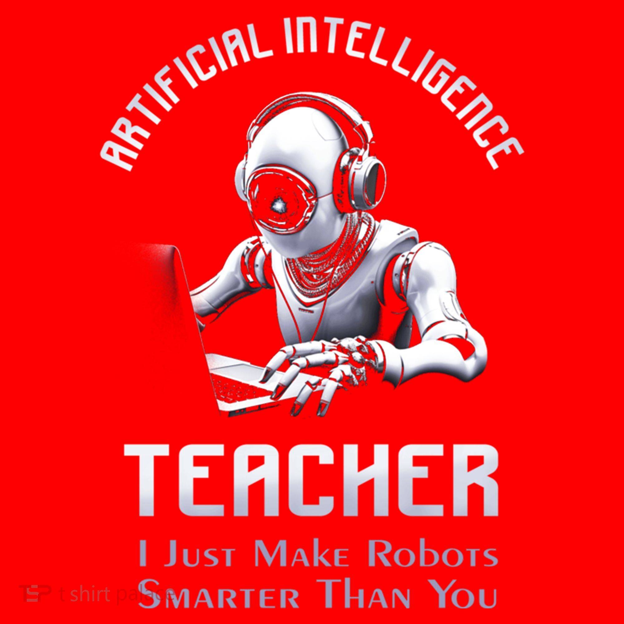 Funny Artificial Intelligence Teacher Robotics Engineer Great Gift Santa Hat