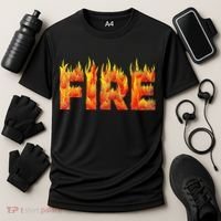 Fire and Ice Halloween Family Costume Cooling Performance Crew T-Shirt thumb 3