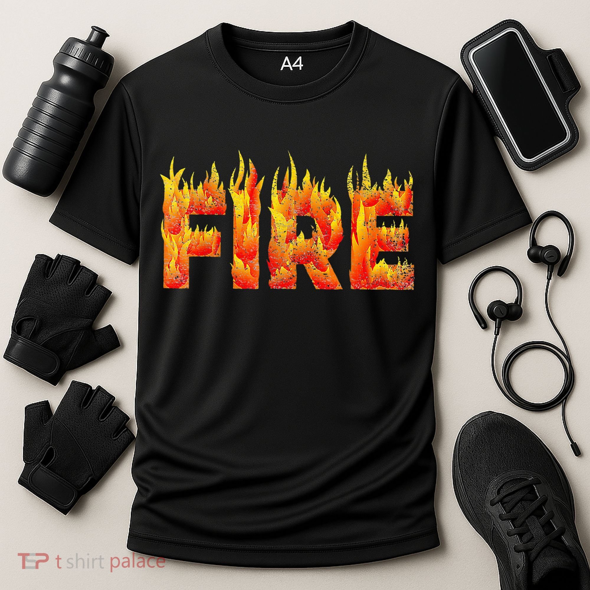 Fire and Ice Halloween Family Costume Cooling Performance Crew T-Shirt