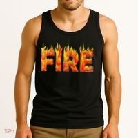 Fire and Ice Halloween Family Costume Tank Top thumb 3