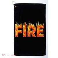 Fire and Ice Halloween Family Costume Golf Towel thumb 0