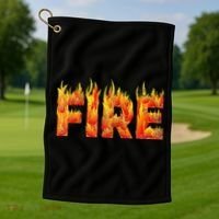 Fire and Ice Halloween Family Costume Golf Towel thumb 1
