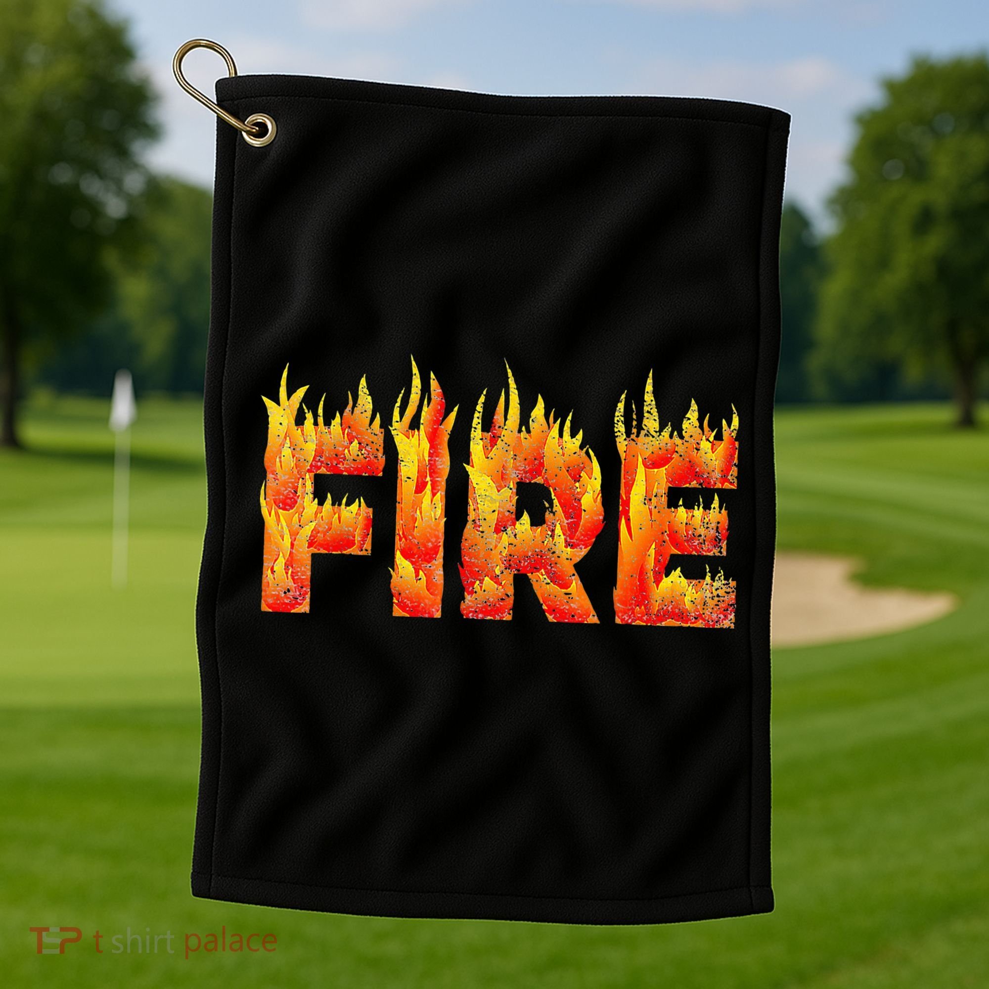 Fire and Ice Halloween Family Costume Golf Towel