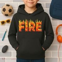 Fire and Ice Halloween Family Costume Kids Hoodie thumb 2