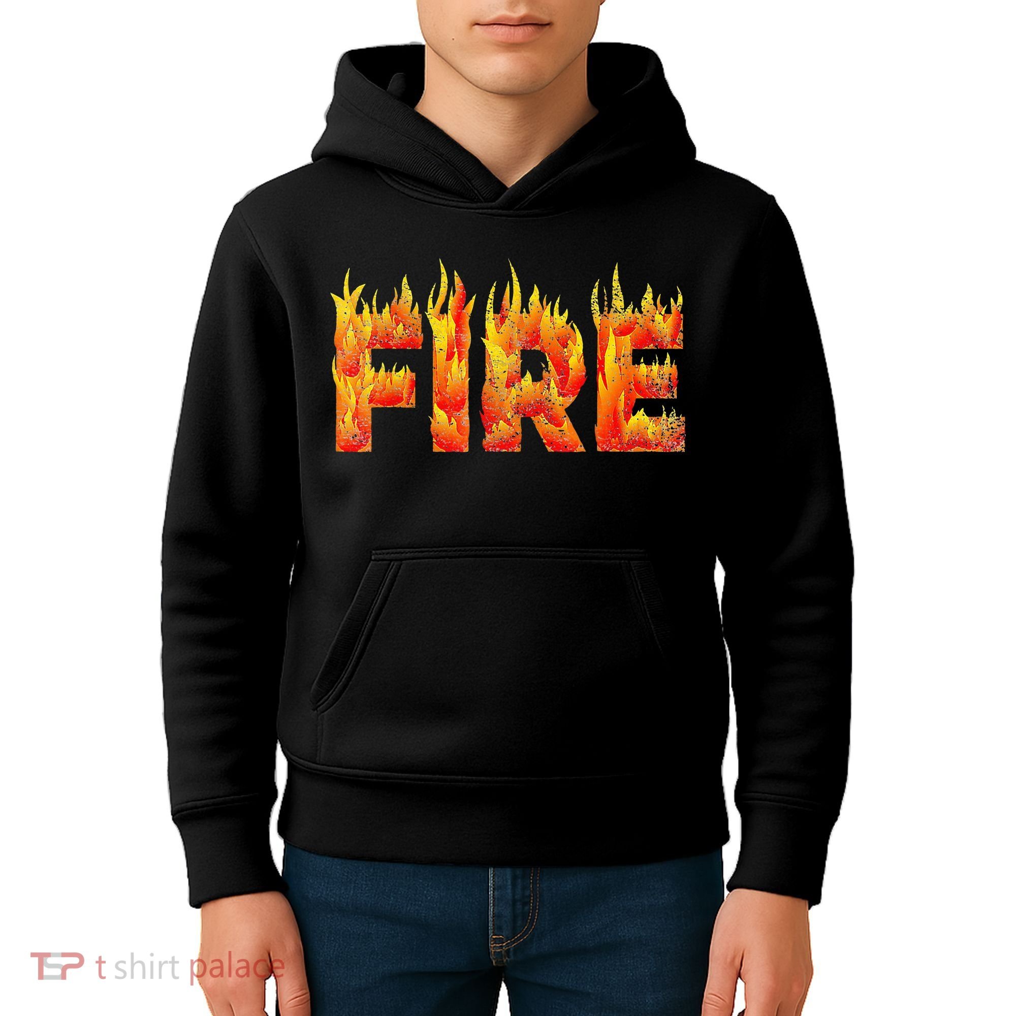 Fire and Ice Halloween Family Costume Kids Hoodie
