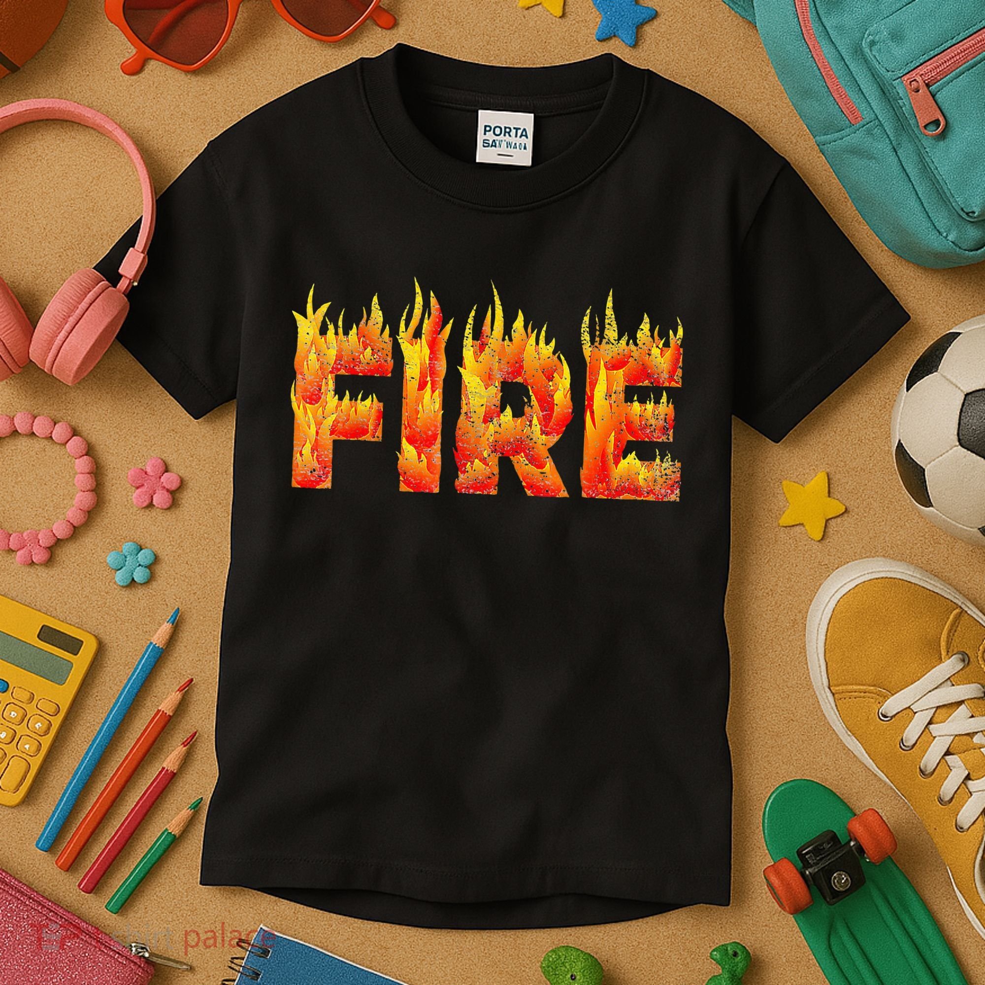 Fire and Ice Halloween Family Costume Kids T-Shirt
