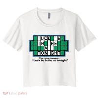 Funny Adult Inappropriate Humor Puzzle Women's Crop Top Tee thumb 0