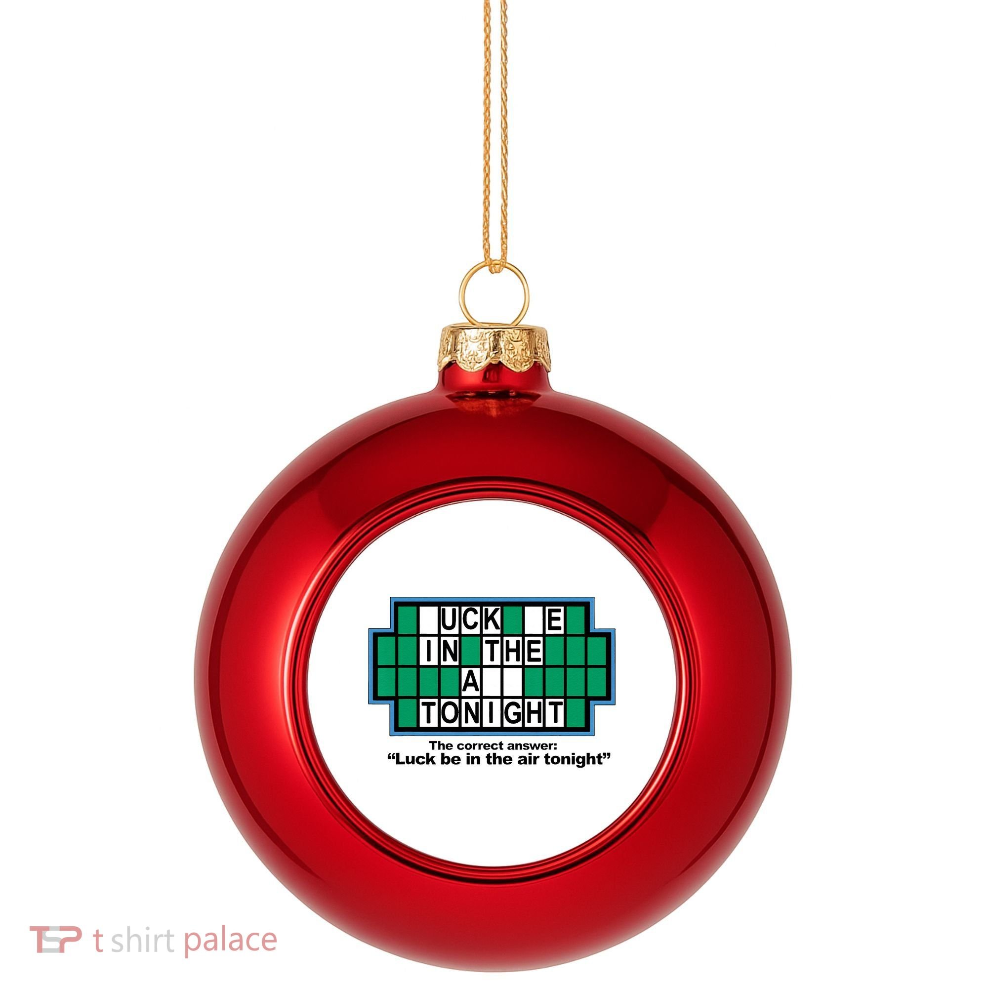 Funny Adult Inappropriate Humor Puzzle Plastic Christmas Ball Ornament