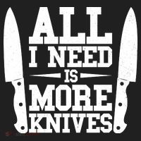 Funny All I Need Is More Knives Hat thumb 2