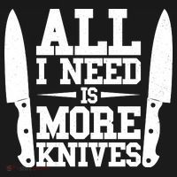 Funny All I Need Is More Knives Visor thumb 3