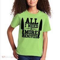 Funny All I Need Is More Knives Kids T-Shirt thumb 2