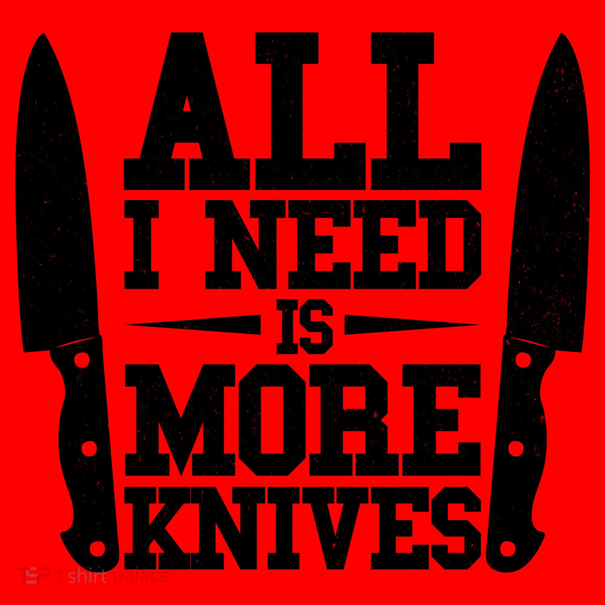 Funny All I Need Is More Knives Santa Hat