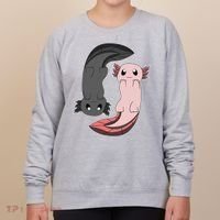 Funny Axolotl  I Yin Yang Reptile  Women's Sweatshirt thumb 0
