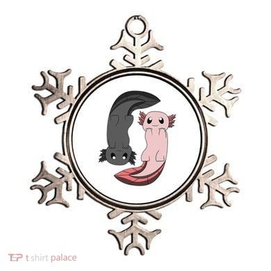 Funny Axolotl  I Yin Yang Reptile  Ornament
