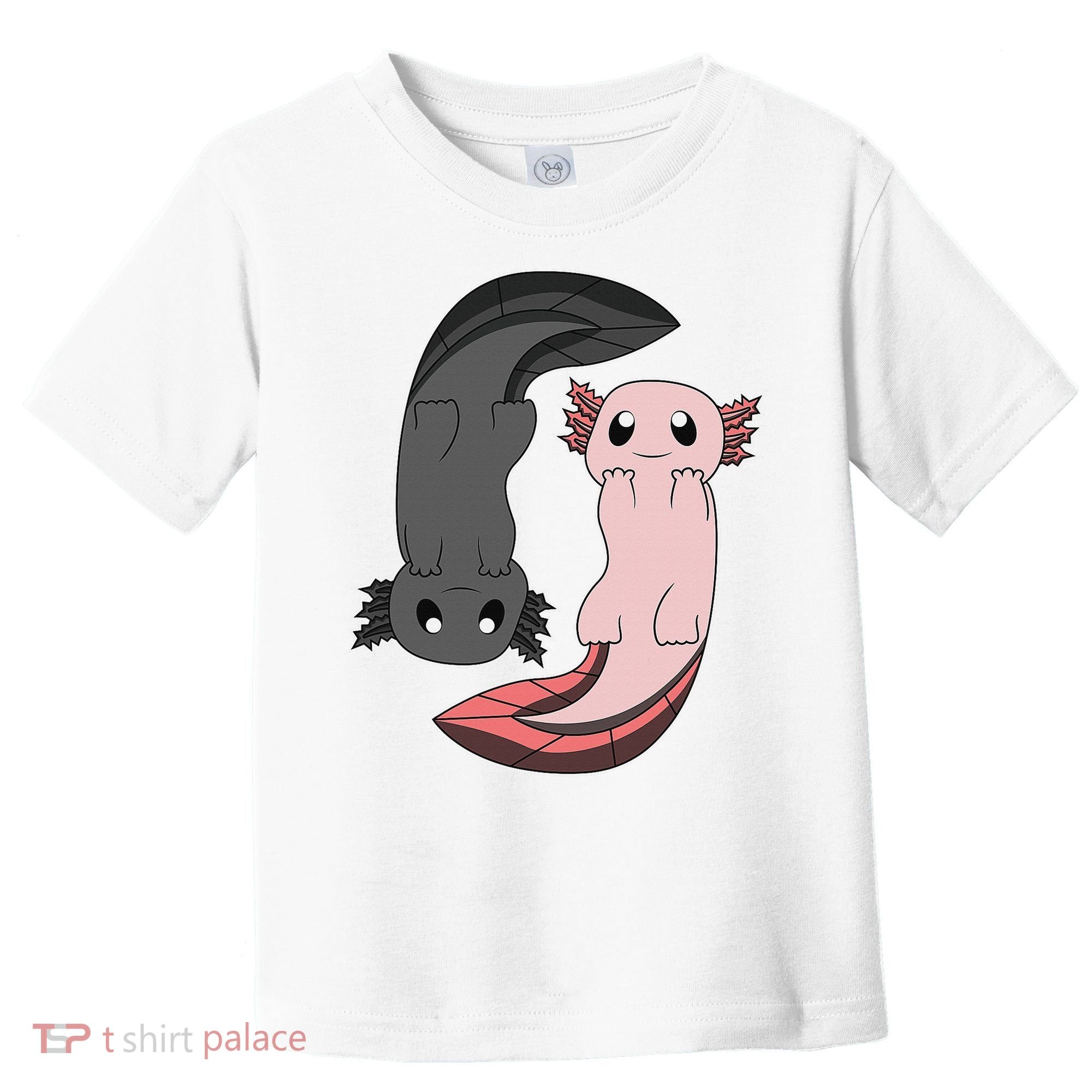 Funny Axolotl  I Yin Yang Reptile  Toddler T-Shirt