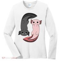Funny Axolotl  I Yin Yang Reptile  Women's Long Sleeve Shirt thumb 0