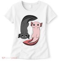 Funny Axolotl  I Yin Yang Reptile  Women's T-Shirt thumb 0