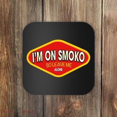 Funny Australia I'm On Smoko The Chats Straya Aussie Punk Coaster