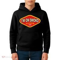 Funny Australia I'm On Smoko The Chats Straya Aussie Punk Kids Hoodie thumb 4