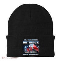 Funny All I Care About Is My Truck And Maybe 3 People Beanie thumb 0
