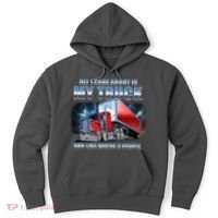 Funny All I Care About Is My Truck And Maybe 3 People Hoodie thumb 0