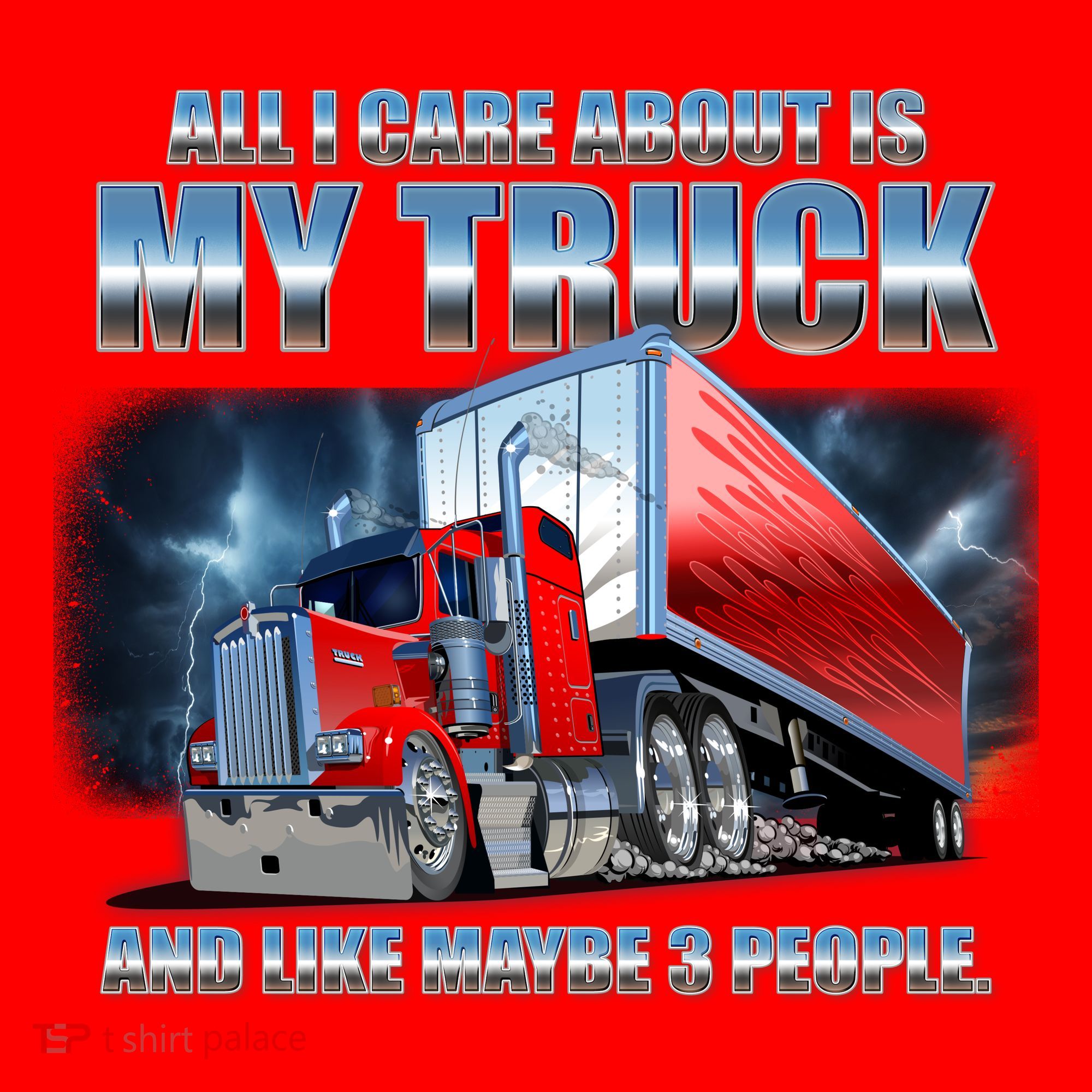 Funny All I Care About Is My Truck And Maybe 3 People Santa Hat