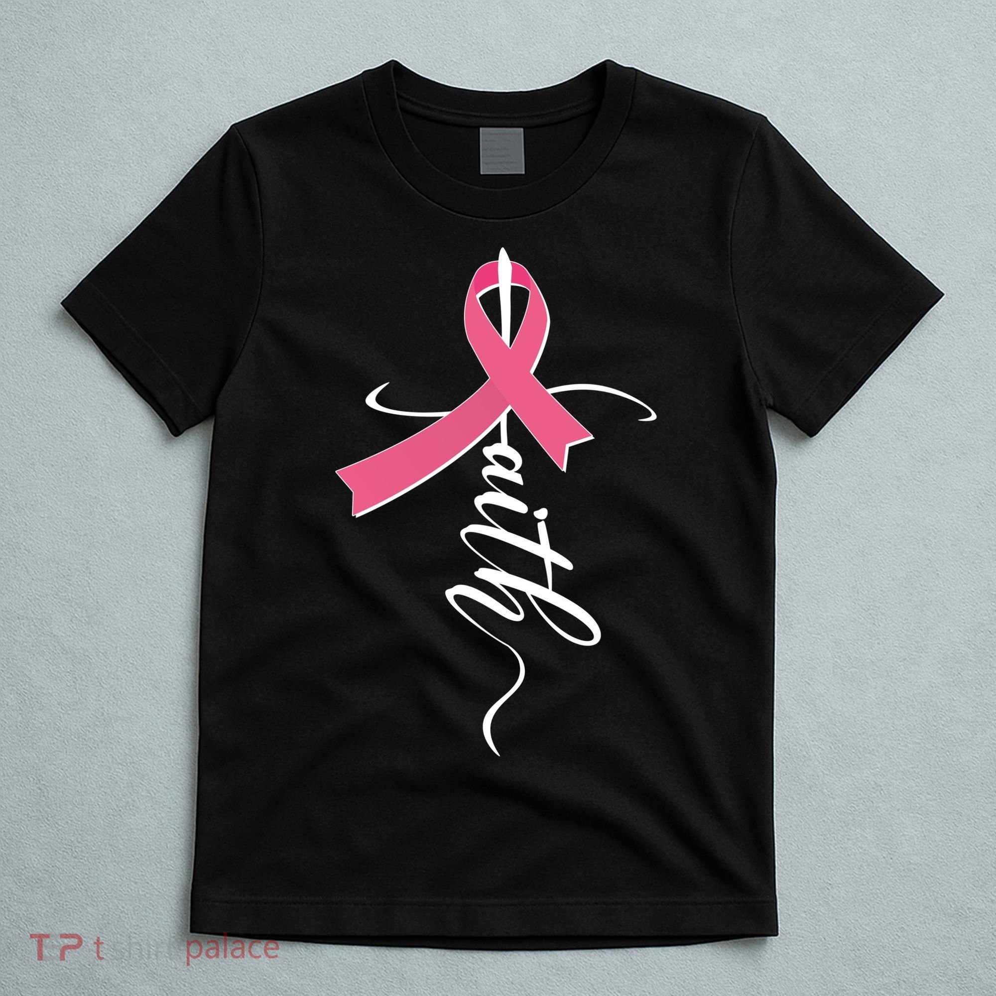 Faith Breast Cancer Awareness Ribbon T-Shirt
