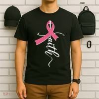 Faith Breast Cancer Awareness Ribbon T-Shirt thumb 6