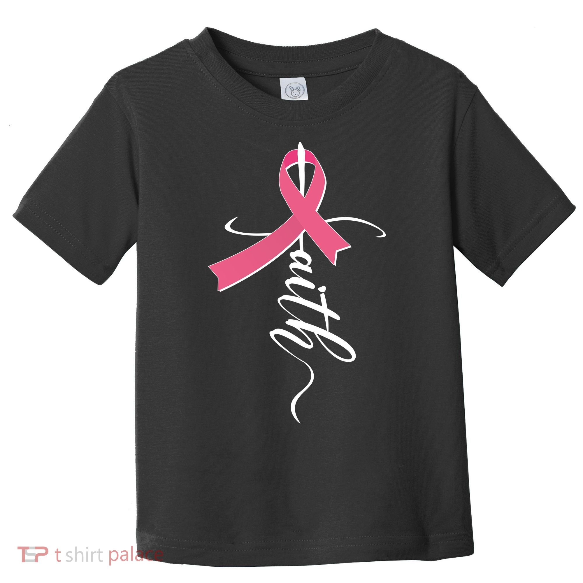Faith Breast Cancer Awareness Ribbon Toddler T-Shirt