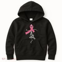 Faith Breast Cancer Awareness Ribbon Kids Hoodie thumb 0